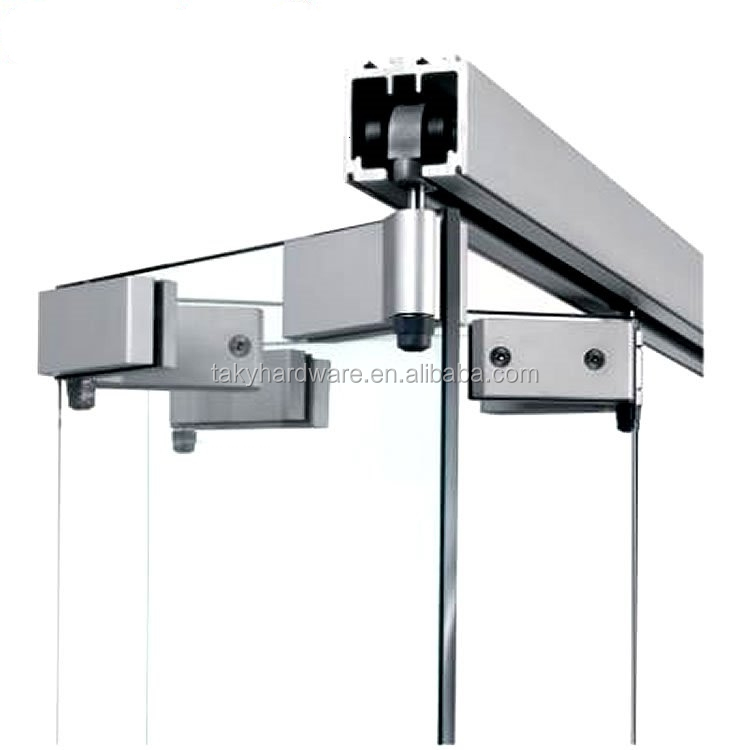 Design Folding Glass Barn Door Stainless Sliding System for Normal Finish Satin/Polish