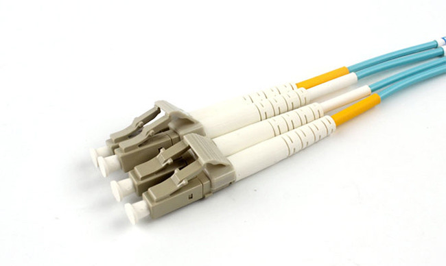 Lc To Lc Multimode Fiber Optic Patch Cable Duplex For Data Center Communication