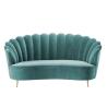 Buy cheap French classic lounge velvet fabric stainless steel leg luxury design for from wholesalers
