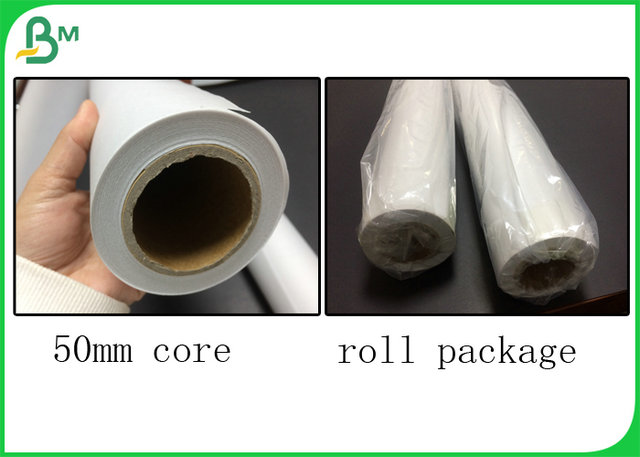 50mm Core Degradable 100Gram 110Gram Plotter Tracing Paper Roll For Printing 