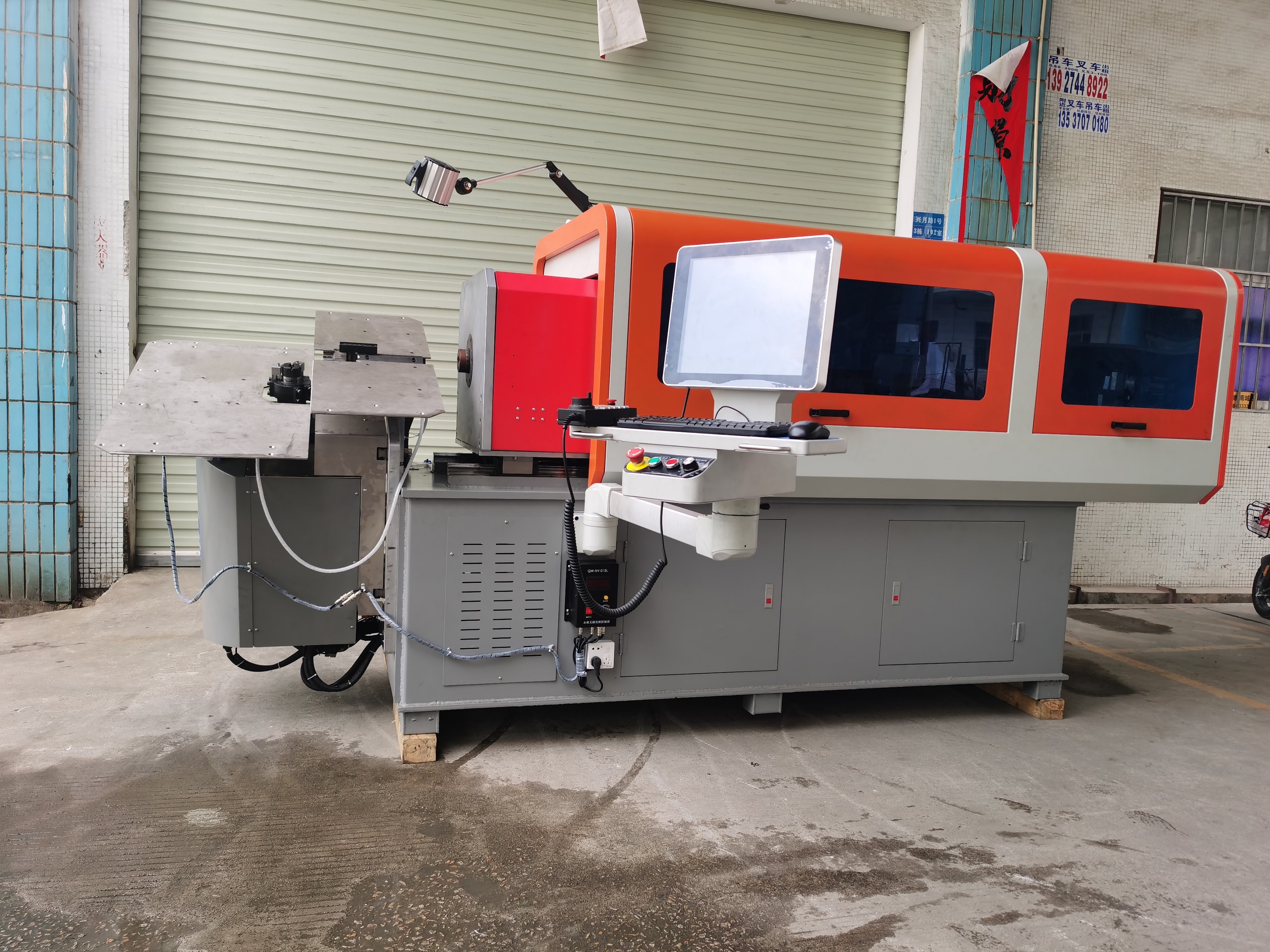 HYD-10A-80/100 CNC Wire Bending Machine , 8 Axis-10Axis 3D Wire Bender