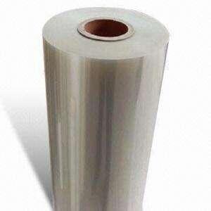 18 Mic beverage bottle sleeve band labels heat shrink film 45cm Wide X 1335 Meters Fold PETG