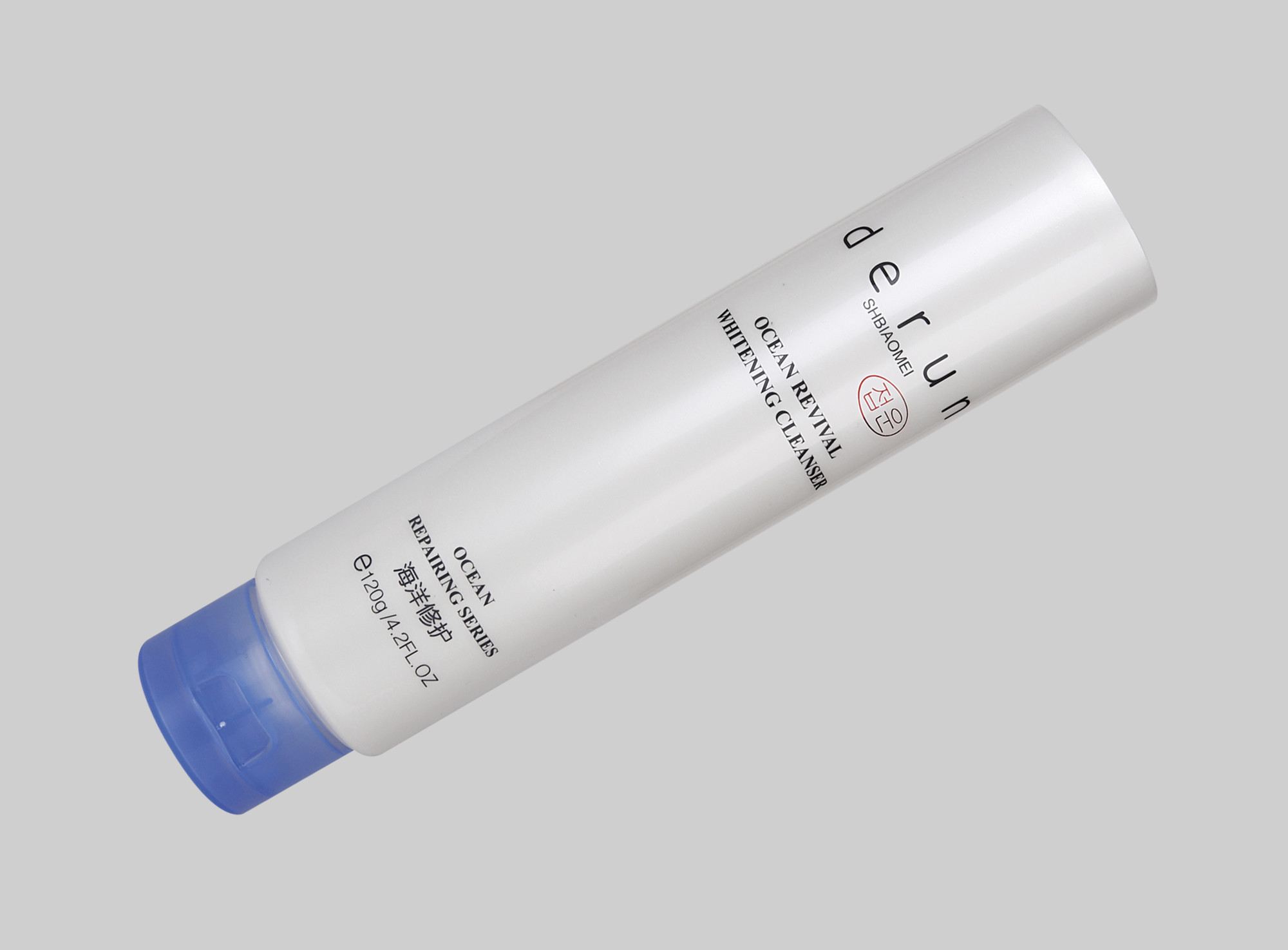 D38mm 60-150ml Custom Cosmetic Tubes Empty Squeeze Plastic With Flip Top