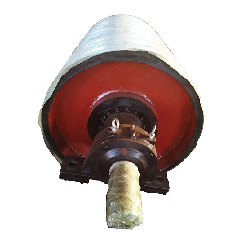 Smooth Drum Lagging XT25 Belt Conveyor Pulley For Crusher Plant