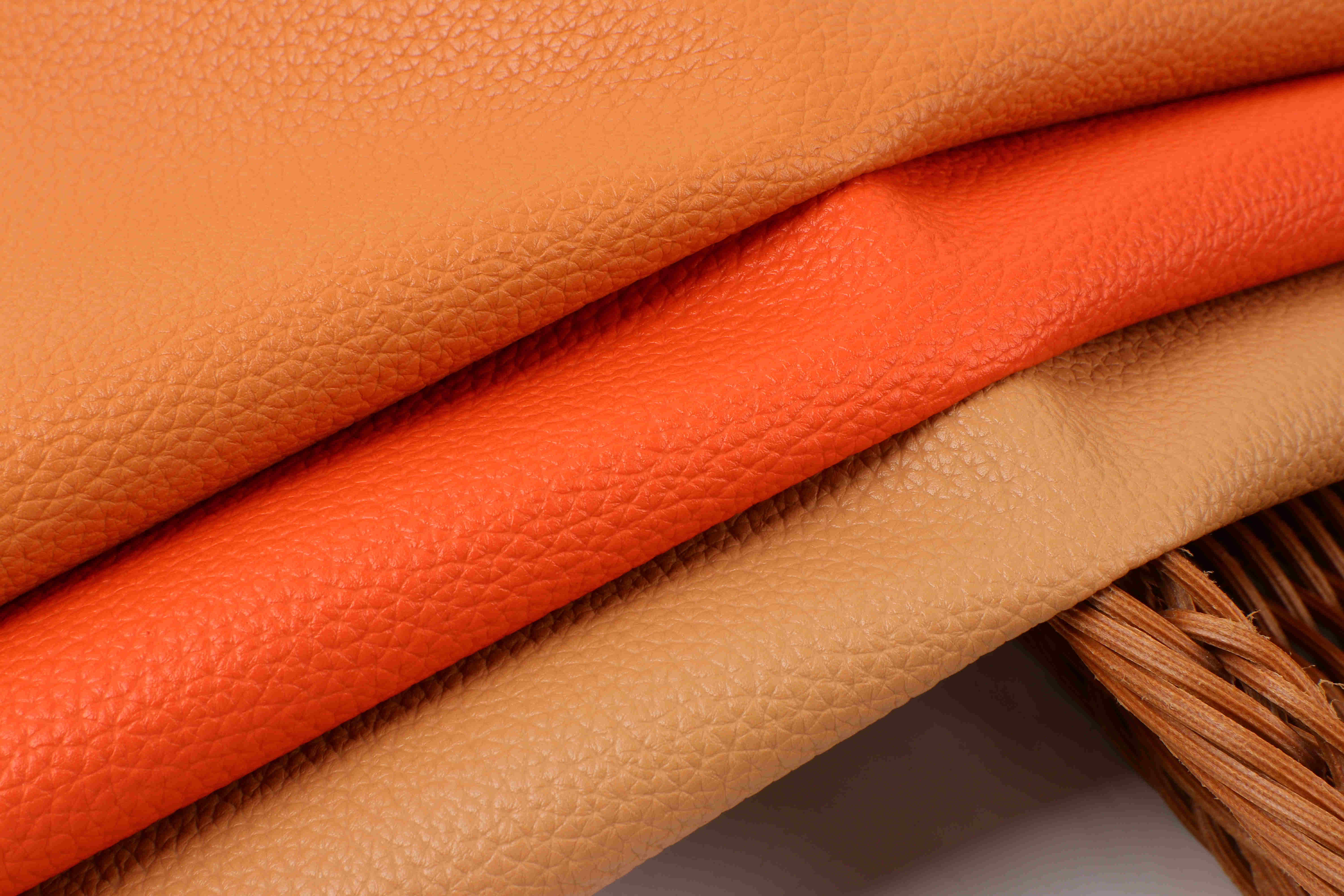 0.7mm Faux PVC Leather For Car Seat Cover Oriental Lychee Type
