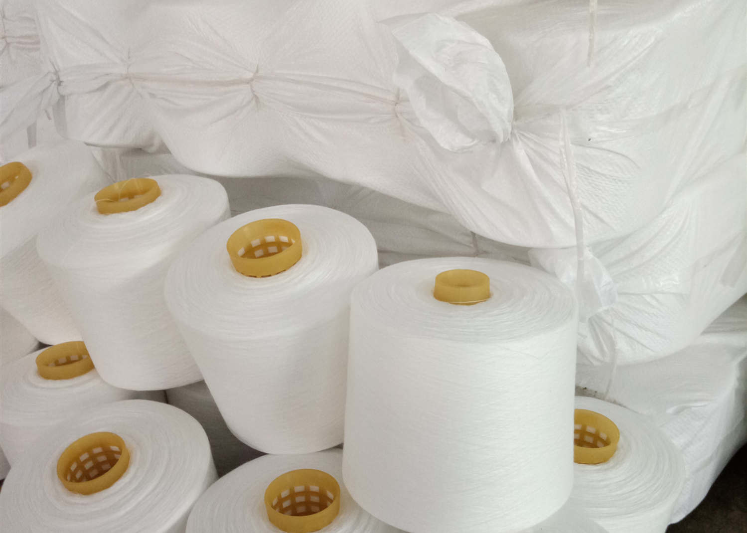 Staple Fiber Yarn Spun Polyester Thread