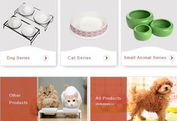 Lovely Personalized portable pet dog food water bowl ceramic plastic, Drink Dispenser Dog Cat Feeder Water Bowl, pet bow