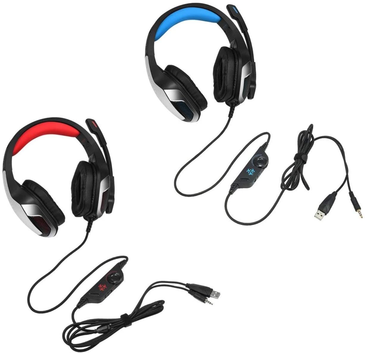 Noise Isolating 2.2m 50mm Hunterspider V4 Gaming Headset