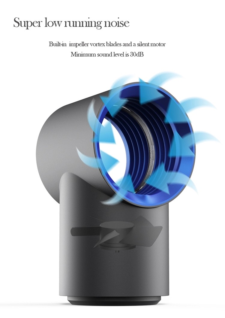 2020 New USB Quiet Summer Anti-mosquito Control Insect Airflow Mosquito Killer Lamp with Mosquito trap