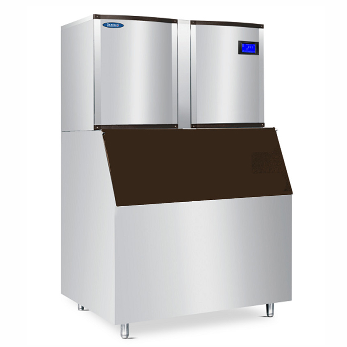240V Electric Ice Cube Maker Intelligent LCD Touch Screen For Restaurant