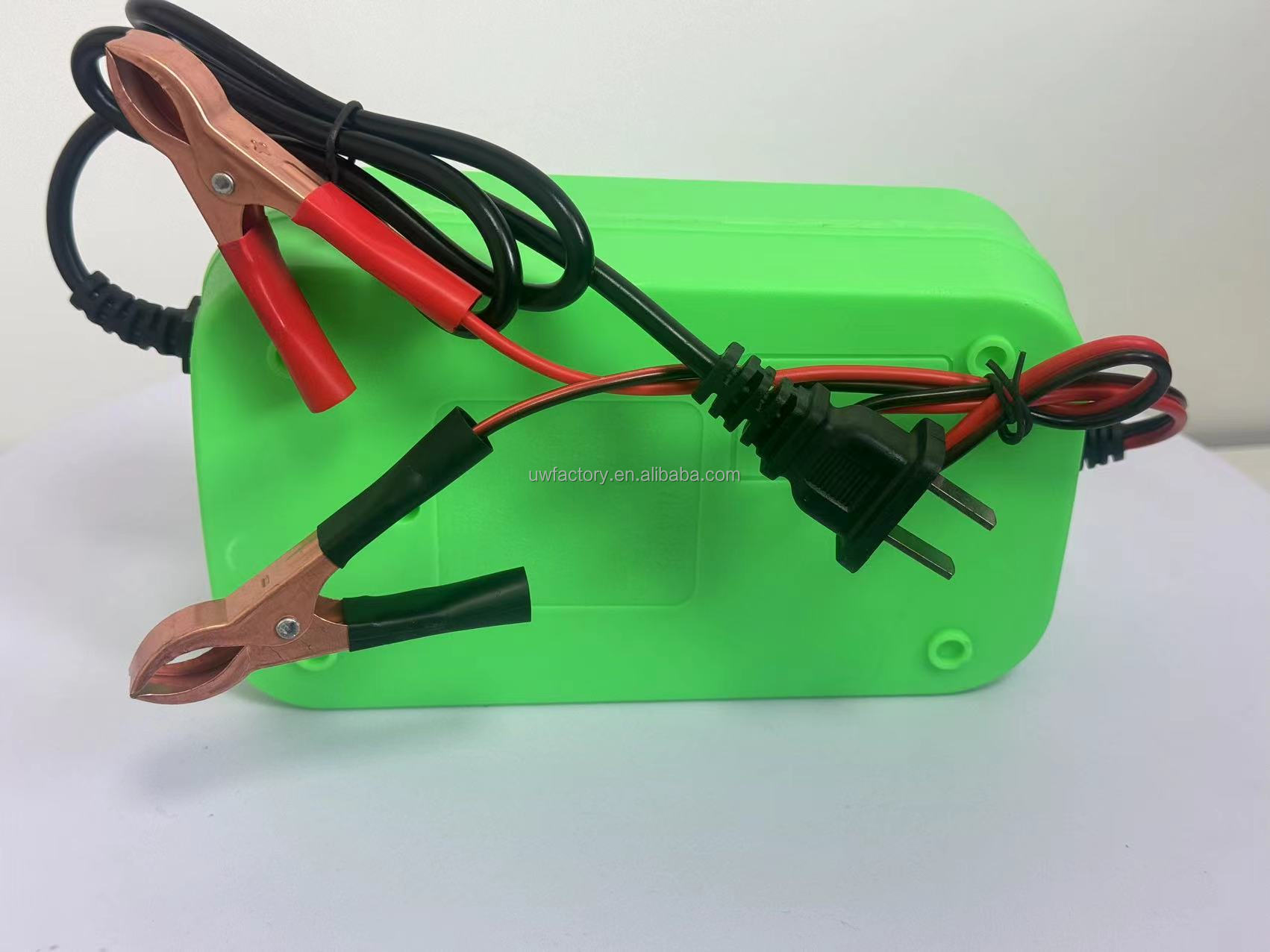 Electric Vehicle E-bike Scooter Battery Charger 12V 6A with UK Us Au EU Plug and Intelligent Charging