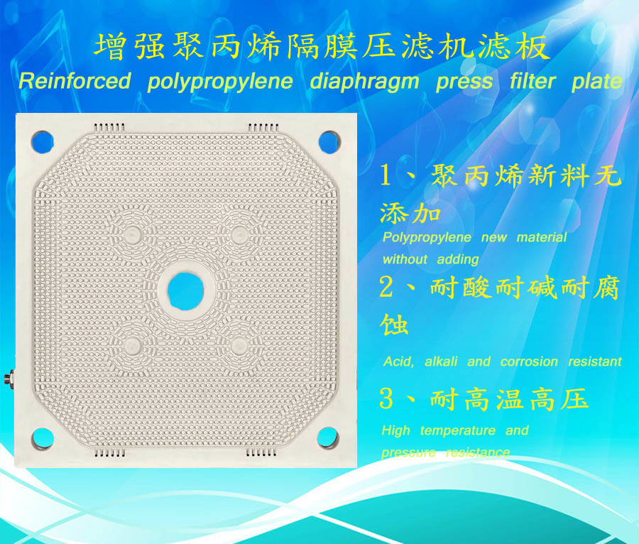 2000x2000mm Membrane Filter Press Plates for Filter Press Spare Parts