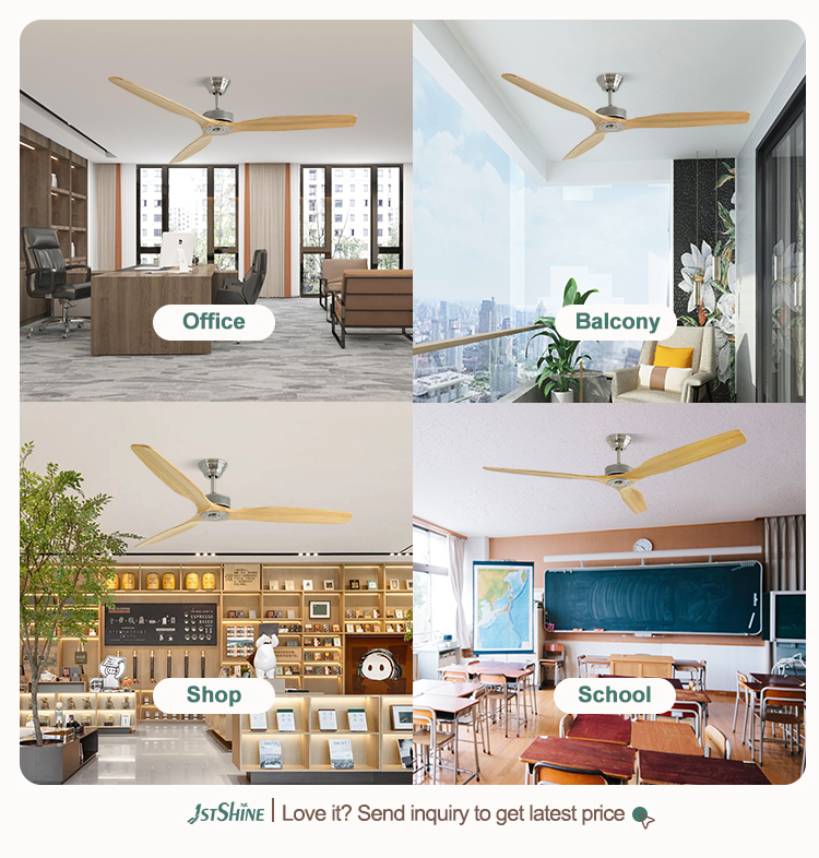 Installation Ceiling 60" Low Noise Ceiling Fan with Remote Control and Private Mold NO