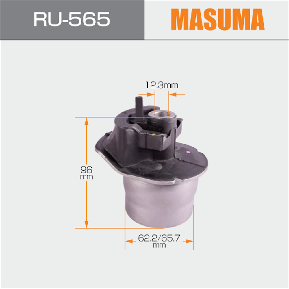 MASUMA NO. RU-565 TAB-074 Rubber Stabilizer Bar for TOYOTA ALLEX NZE121 Suspension Parts