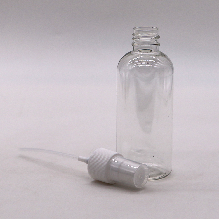 100mL PET Pump Bottle Plastic Spray Bottles for Alcohol Container Surface Handling