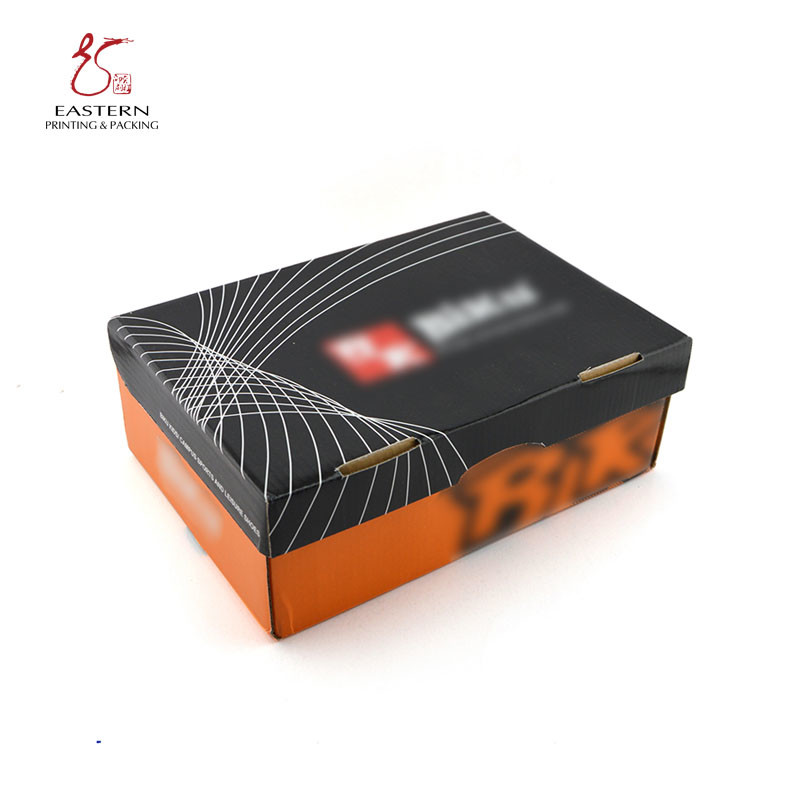 E Flute Corrugated Custom Shoe Box Packaging 300gsm CCNB