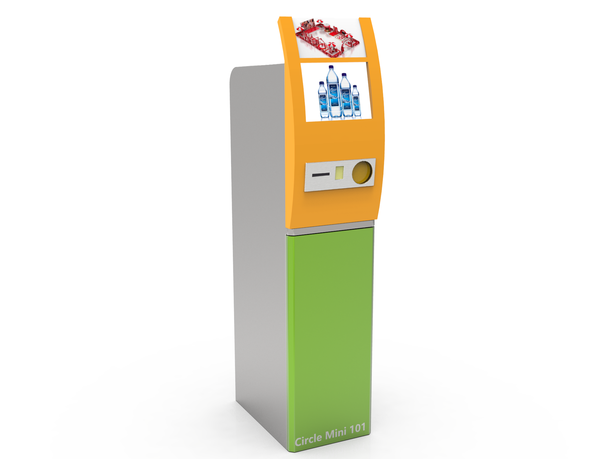 Commercial Supermarket Indoor Circle RVM 733 Rvm Vending Machine