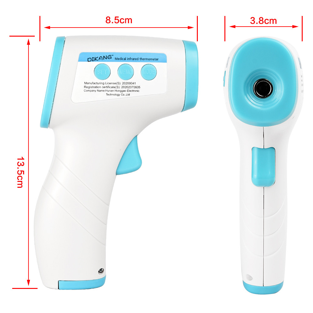 Stock Forehead Infrared Thermometer , Accurate Instant Measurement No Touch Forehead Temperature Gun