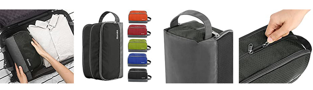 Waterproof Compact Nylon Travel Cosmetic Organizer