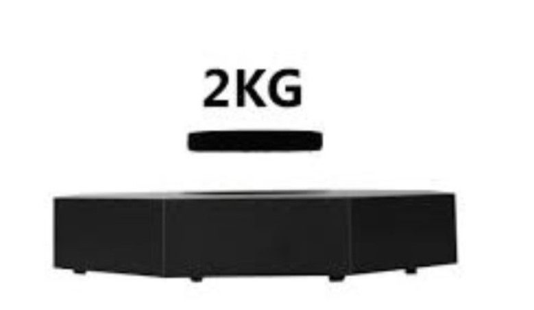 octagon magnetic levitation bottom laptop shoes can 2kg display stand with 50mm levitation distance