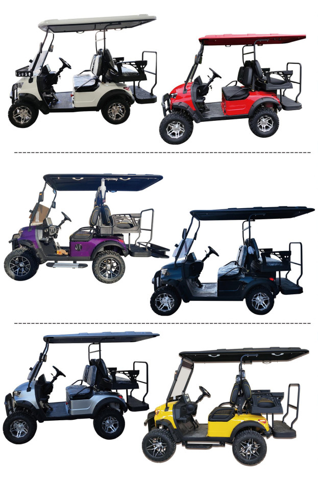 Customized Carbon Steel Chassis Electric Hunting Carts With Reverse Alarm System