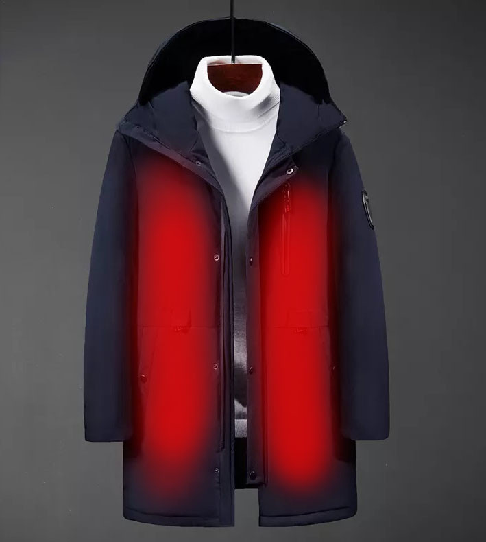 Zipper Closure Type Electric Heated Vest Jacket Liner Waterproof OEM for Motorcycle