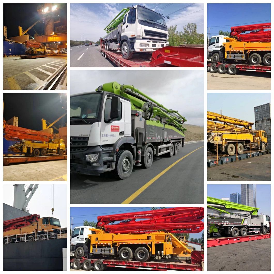 2012 Putzmeister 56m Benz Machinery Concrete Equipment Concrete Boom Beton Pump Machine Second Hand Truck Mounted Concrete Pump