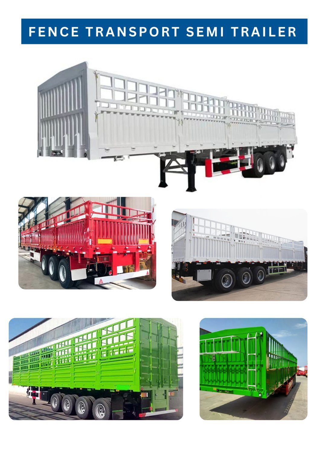 Low Price China Sale 3 Axles Curtain Side Semi Trailer