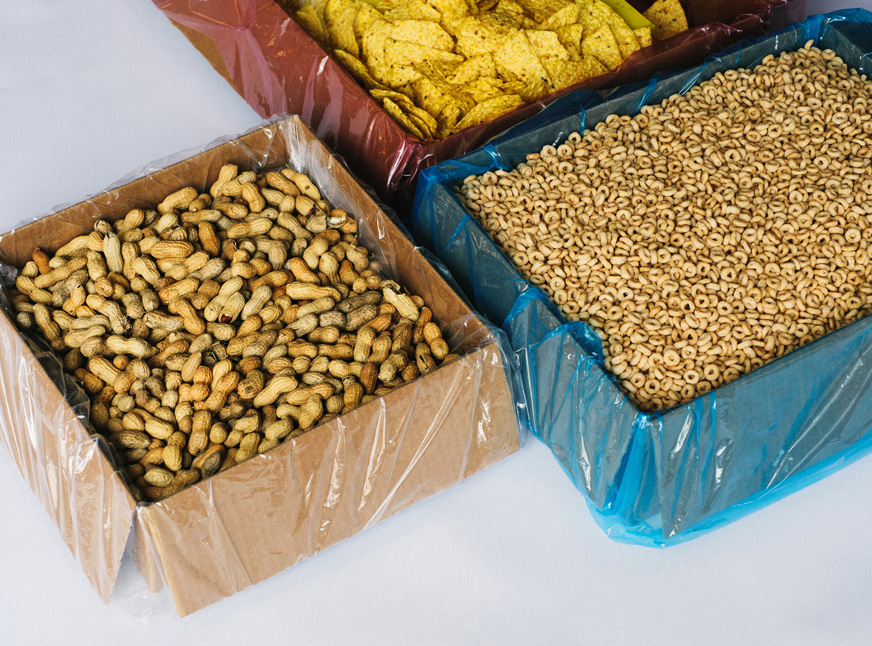 HDPE/LDPE/LLDPE Plastic Cardboard Box Plastic Can Liner For Food Clear And Durable
