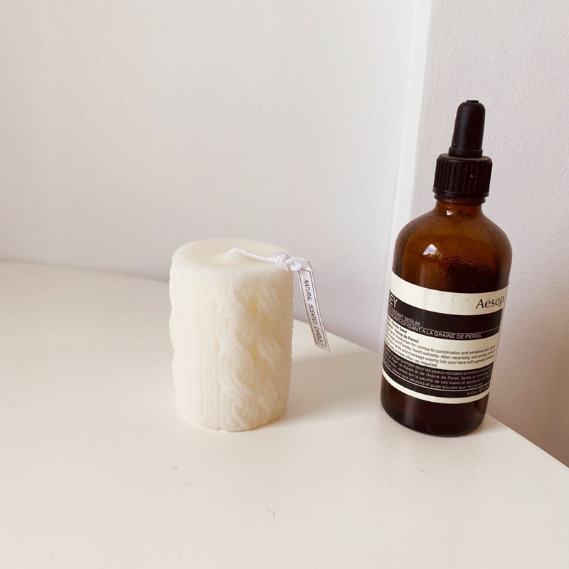 Scented Vegan Soy Candles Amber Glass Jar Packed ODM Available