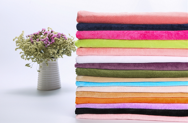 100% Polyester 300gsm Super Soft Fabric 58'' 60''