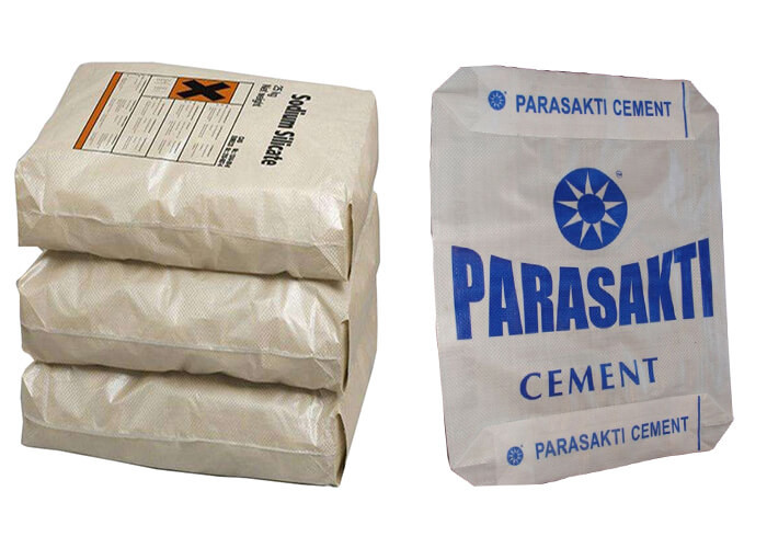 Colorful Printed Block Bottom Valve Bag , High Capacity PP Woven Sacks