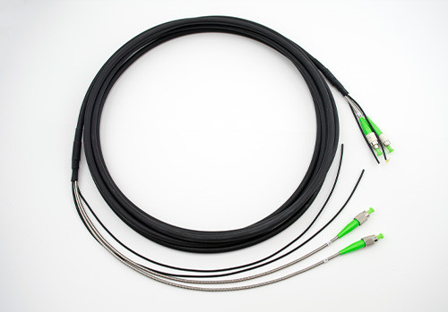 Waterproof Fiber Cable Assembly PDLC ODVA Connector To SC Fiber Cable G657A