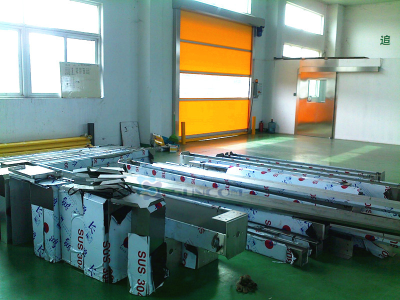 Built - In Photo Cell Interior Roller Shutter Doors For High - Clearness Workshops