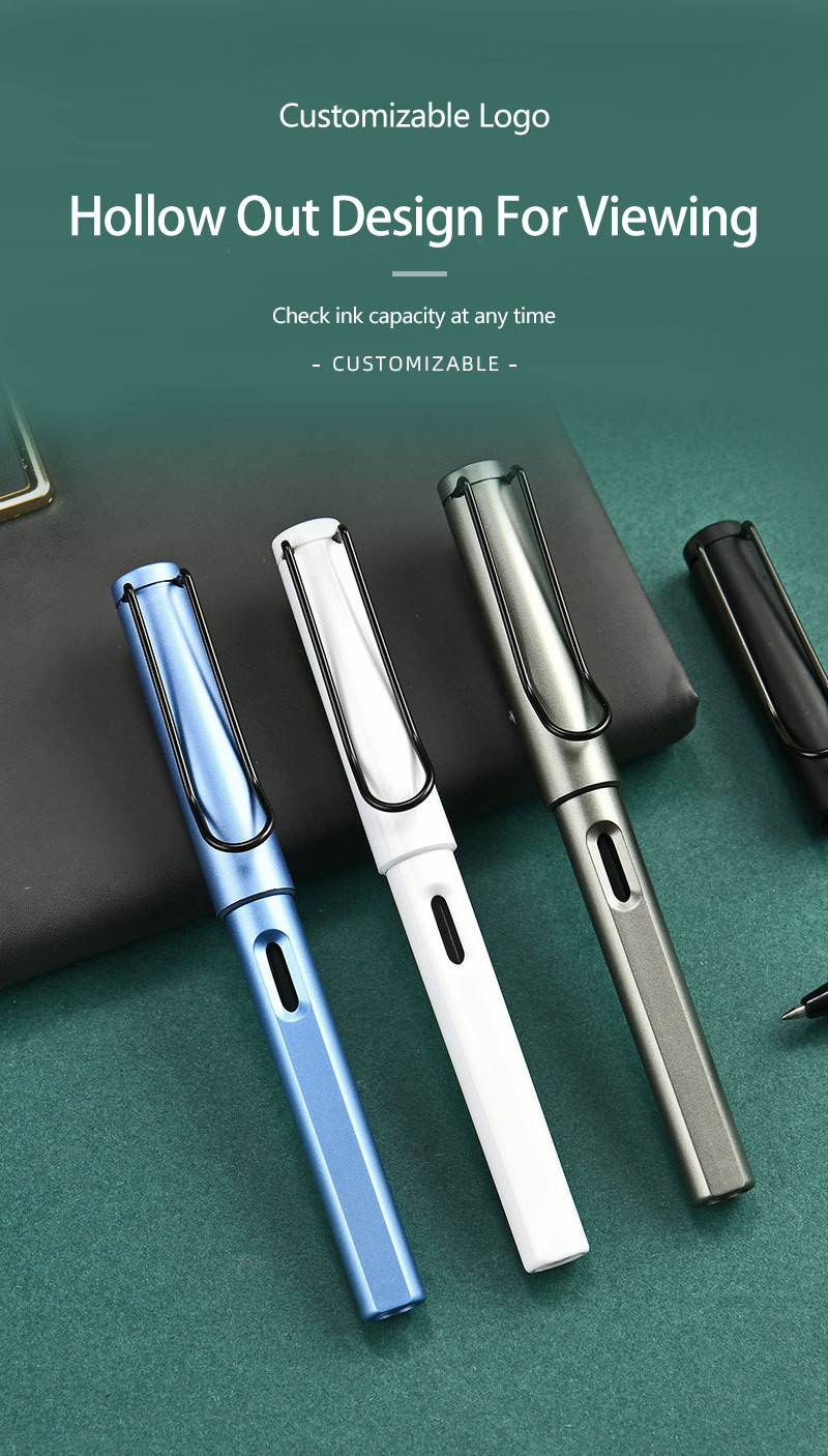 Colorful Plastic Signature Pen Matte School Gel Pens Promotion Gifts Custom Logo