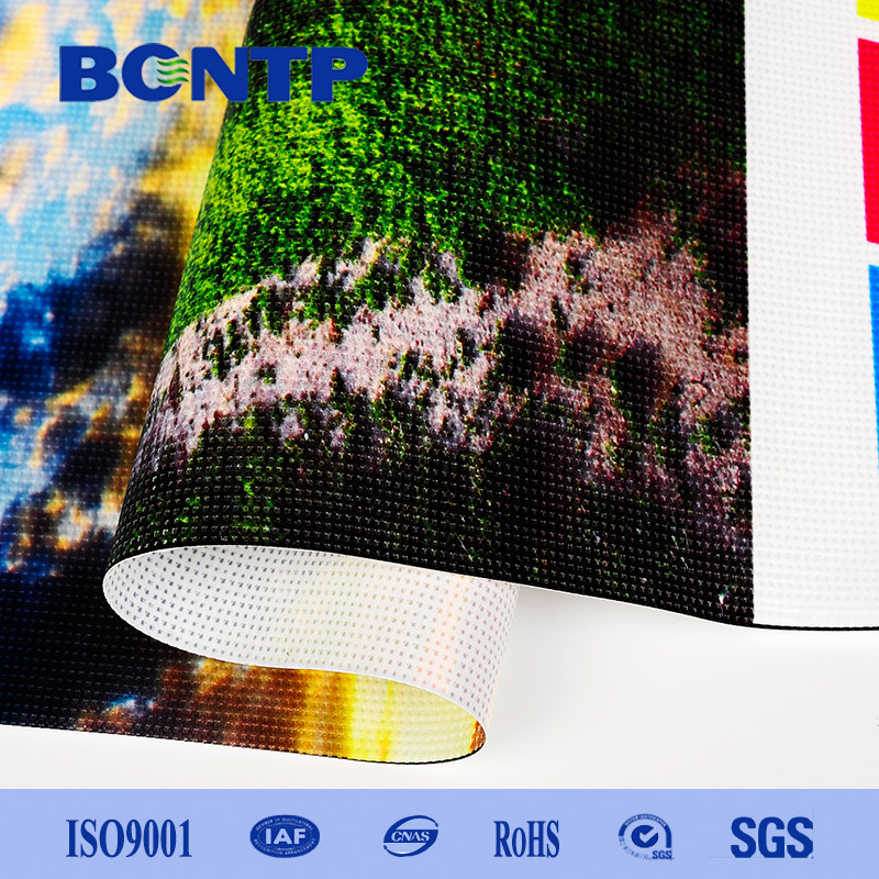 1000D Colorful Vinyl Coated Polyester Mesh Fabric for mesh banner