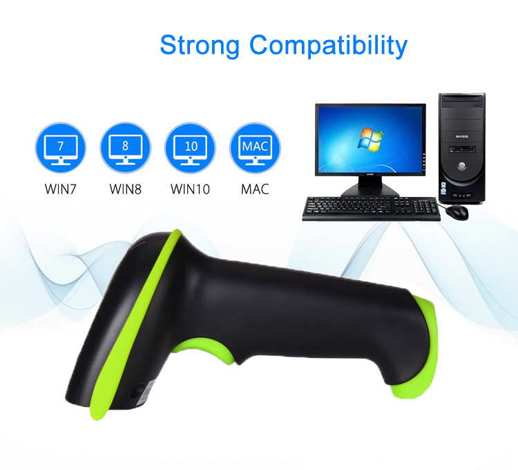 Automatic Sensing USB 2D Barcode Scanner With Stand For Windows Android IOS Tablets