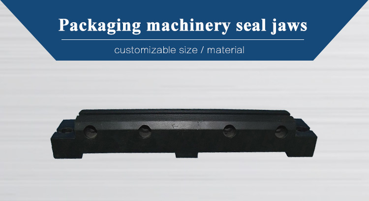 Packaging Machine Heat Seal Jaw , Packaging Machine Blades Customized