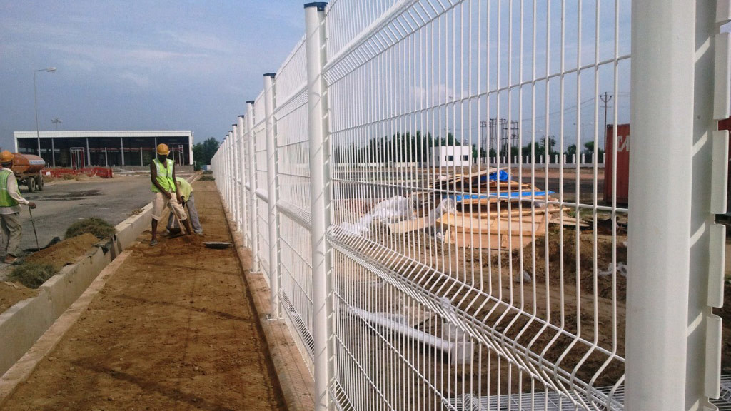 Heavy Duty Pvc Vinyl Decoration 3d Welded Wire Mesh Fencing 1.53x2.5m