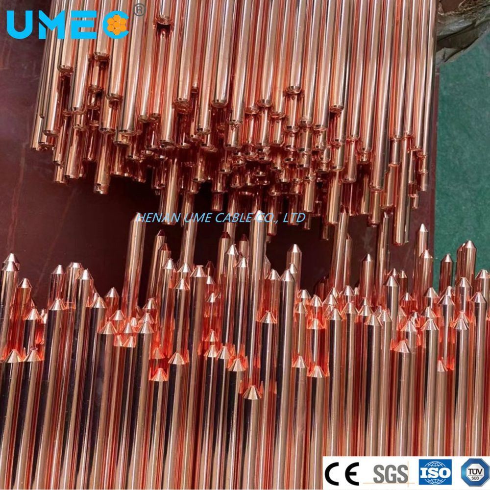 CE and ISO Listed 5/8&prime;&prime; Bonded Electrical Copper Grounding Earthing Rod