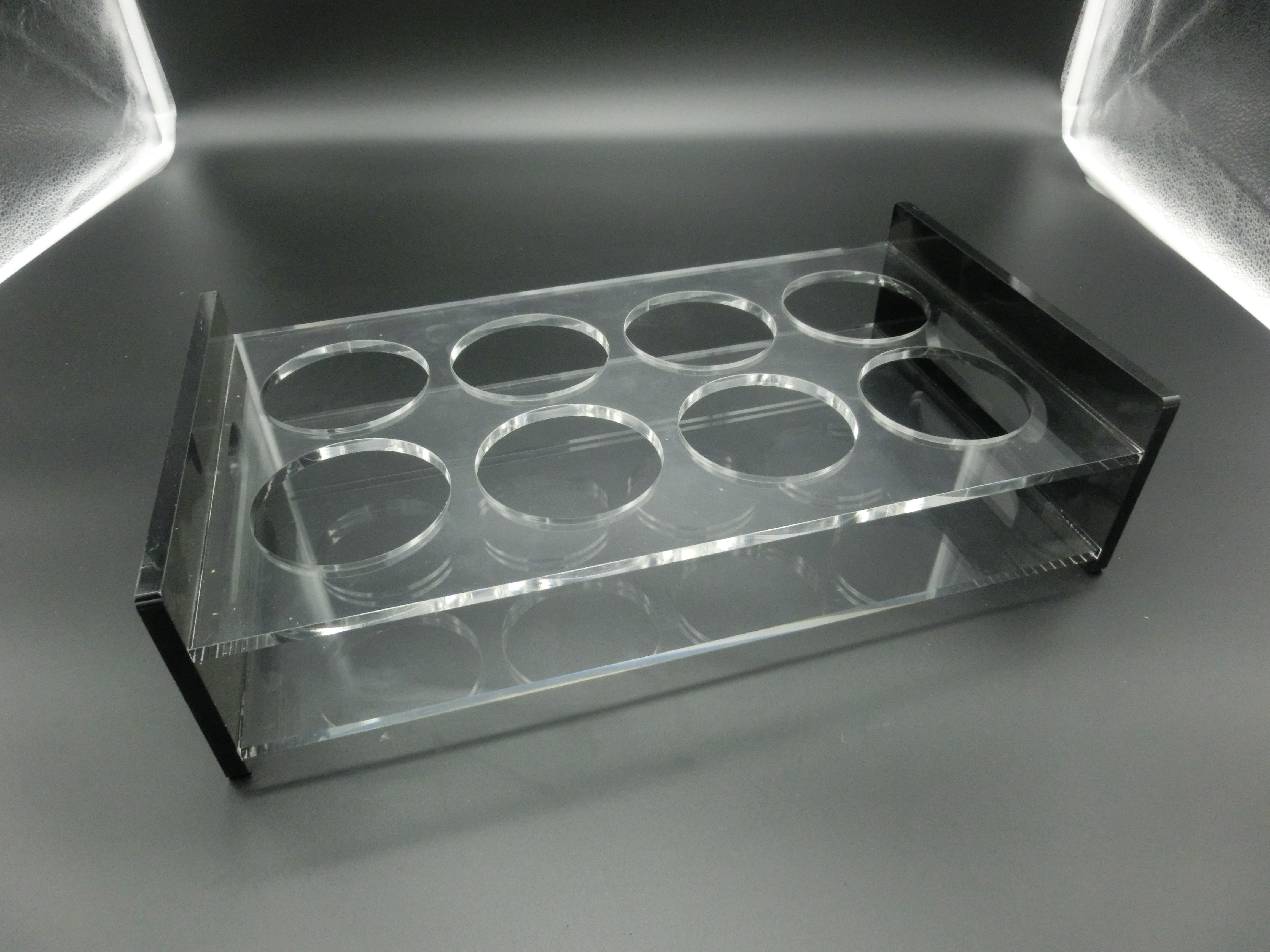 Custom Acrylic Wine Display / Perspex Bottle Holder / Lucite Wine Stand Rack