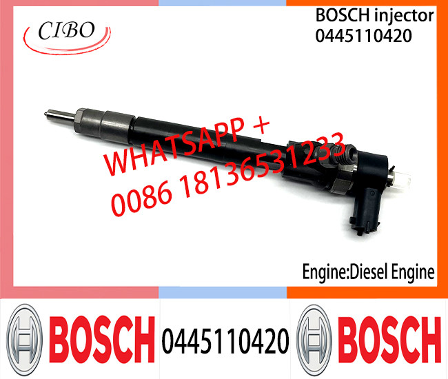 BOSCH injetor 0445110420 0445110502 Diesel Common fuel Injector 0445110420 0445110502 for Diesel engine