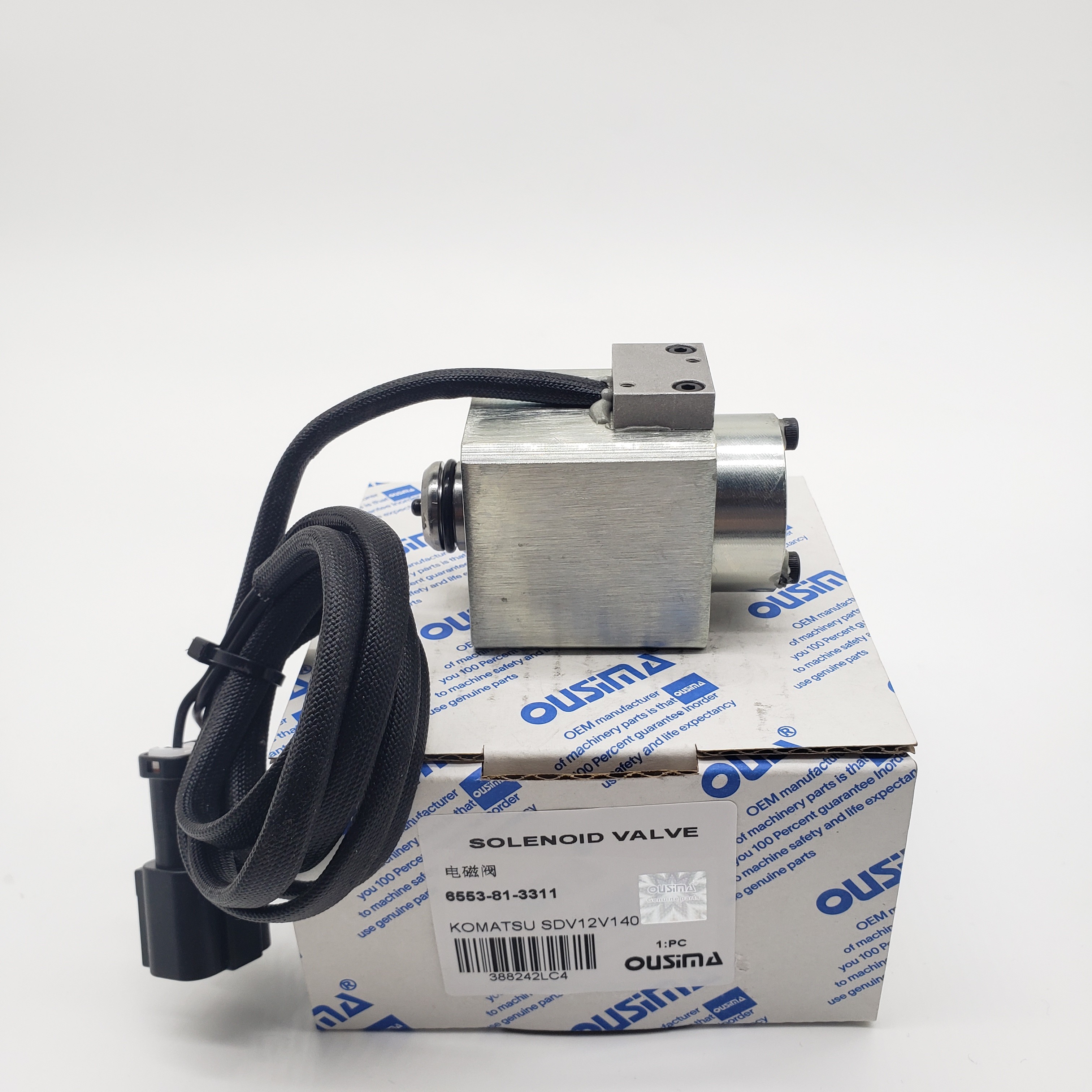 Solenoid Valve 6553-81-3311 for KOMATSU SDV12V140