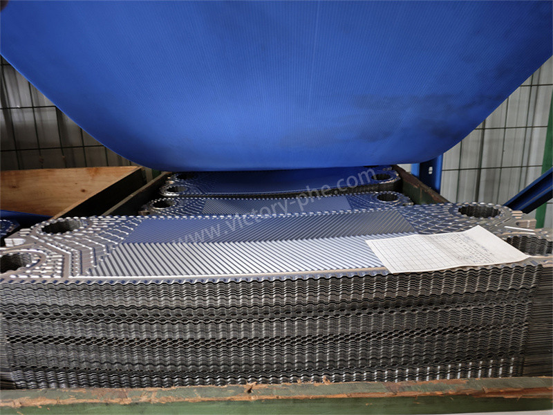 APV SPX Plate Heat Exchanger Plates Titanium / Stainless Steel