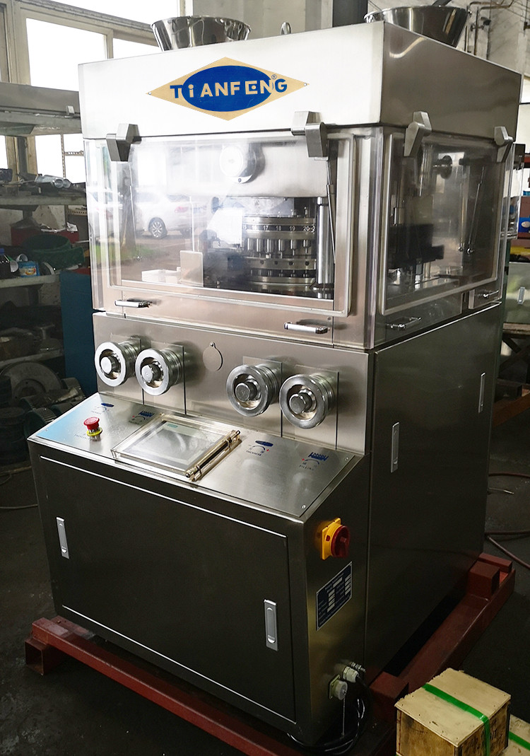175000 Pcs/Hour 13 Mm Double Rotary Tablet Compression Machine