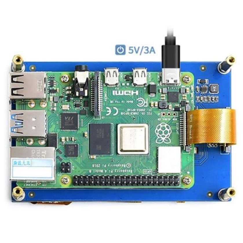 CTP 4.3 Inch HDMI Raspberry Pi Dsi Display 800x480 Full Viewing Angle