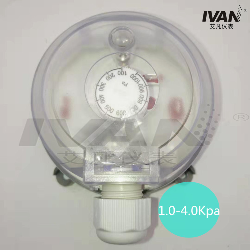 Customized Support Plastic Adjustable Differential Pressure Switches for B2B Industry