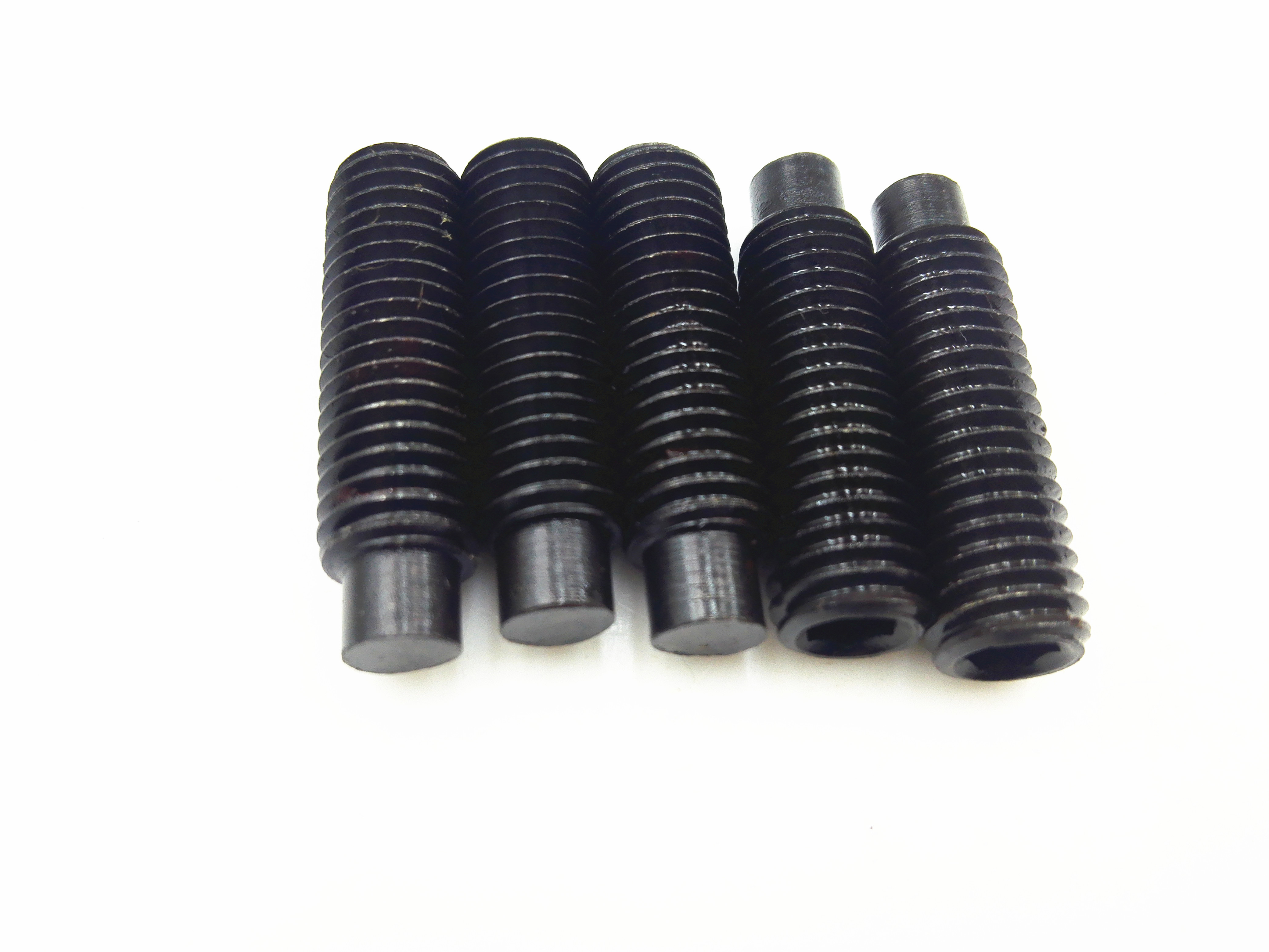 ISO4028 Class 12.9 Alloy Steel Hexagon Socket Drive Half-Dog Point Headless Screws