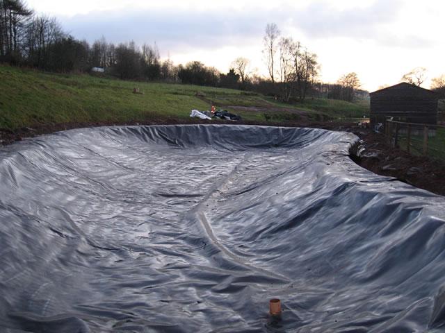 High Density Waterproof HDPE Geomembrane for Black Outdoor Shrimp Pond Fish Pond Liner