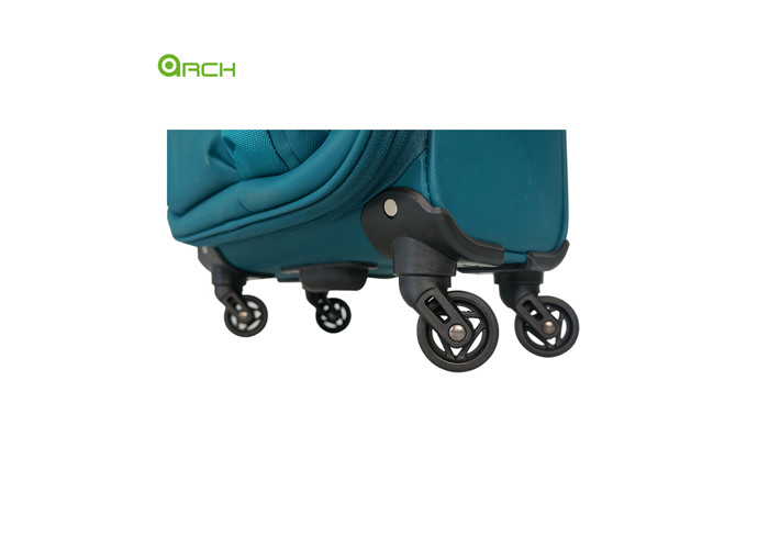 Spinner Wheels 1680D PU Film Trolley Travel Luggage Bag